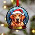 Labrador Fox Red Snow Globe Decoration